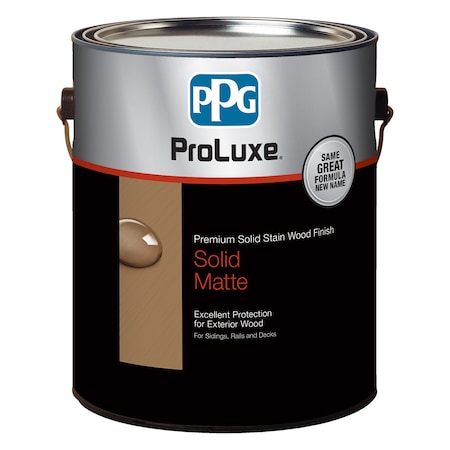 SIKKENS ProLuxe Rubbol Solid Low Luster Deep Tint Base Acrylic Wood Stain 1 gal SIK710-140.01